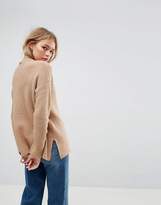 Thumbnail for your product : ASOS Chunky Jumper With Turtle Neck In Fluffy Yarn