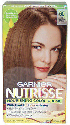Garnier Nutrisse Nourishing Color Creme #60 Light Natural Brown Hair Color 1