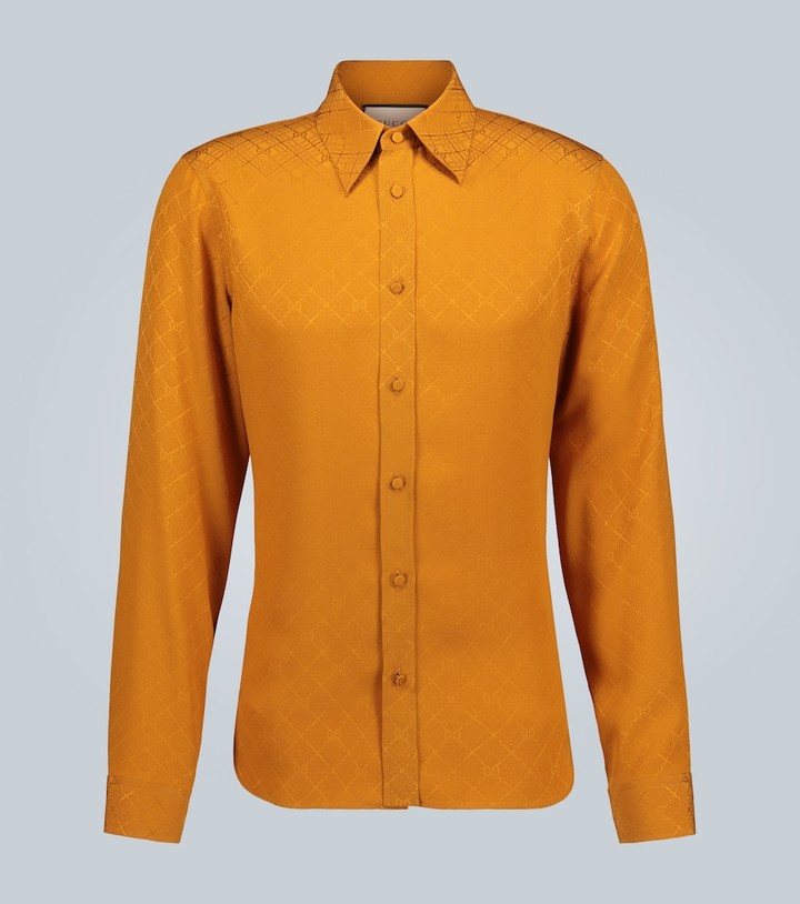orange gucci shirt