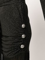 Thumbnail for your product : Balmain Crystal-Studded Fringe Dress