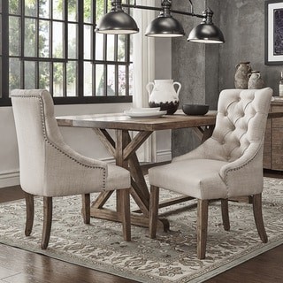 Inspire Q Benchwright Premium Tufted Rolled Back Parsons Chairs Shopstyle Bar Counter Stools