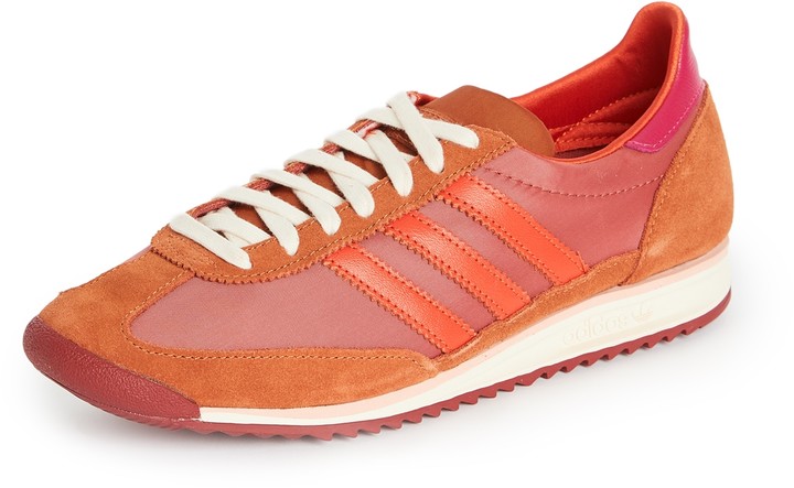 adidas pink leather shoes