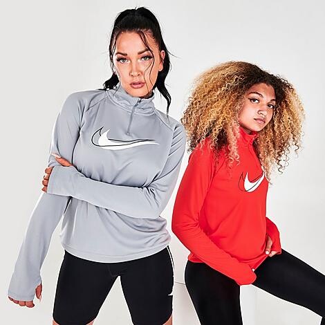 Nike Women's Dri-FIT Swoosh Run Half-Zip Running Midlayer Training Top -  ShopStyle