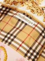Thumbnail for your product : Burberry Padded Silk Twill Scarf - Womens - Pink