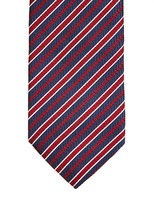 Thumbnail for your product : Ermenegildo Zegna Diagonal-stripe silk tie