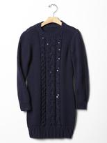 Thumbnail for your product : Gap Festive sequin cable knit dress