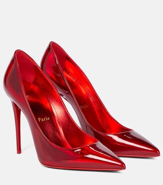 Christian Louboutin So Kate 100 patent leather pumps