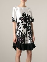Thumbnail for your product : Antonio Marras floral print pleats dress - women - Cotton/Spandex/Elastane/Viscose - 44