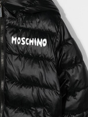 MOSCHINO BAMBINO Padded Hooded Jacket