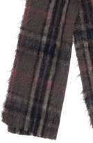 Thumbnail for your product : Max Mara 'S Check-Patterned Raw-Edge Scarf