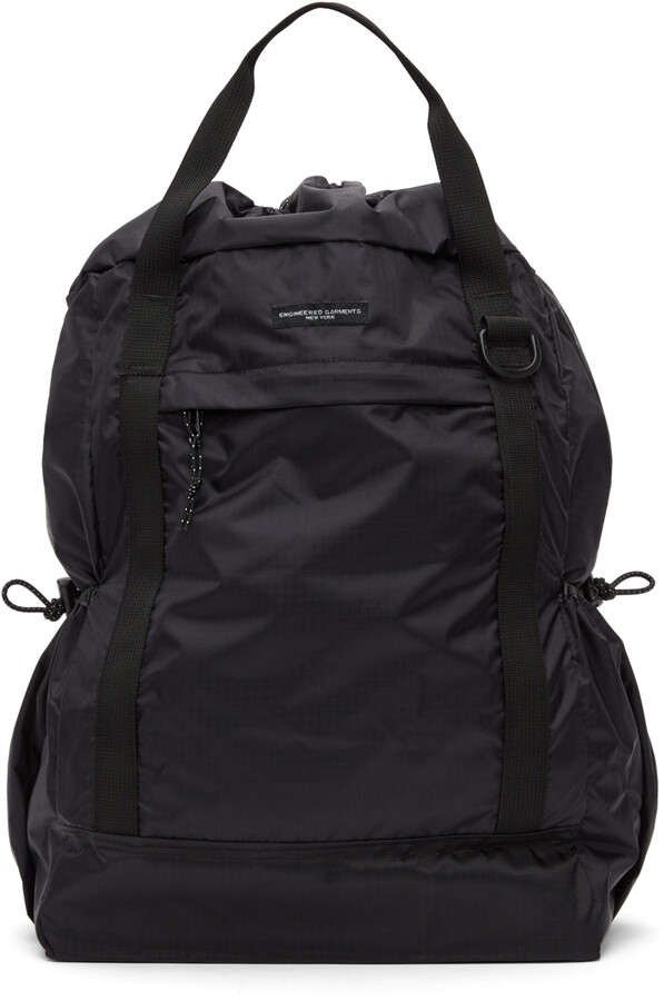 Engineered Garments Black Ripstop UL 3 Way Backpack - ShopStyle