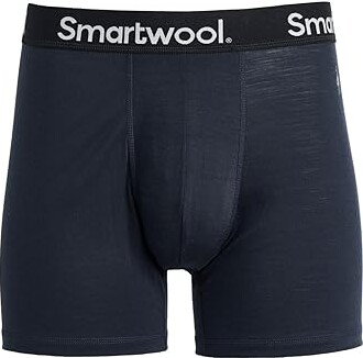 Smartwool Everyday Merino Boxer Brief Boxed Men's Underwear Deep Navy : LG, Lyocell/Tencel/Wool