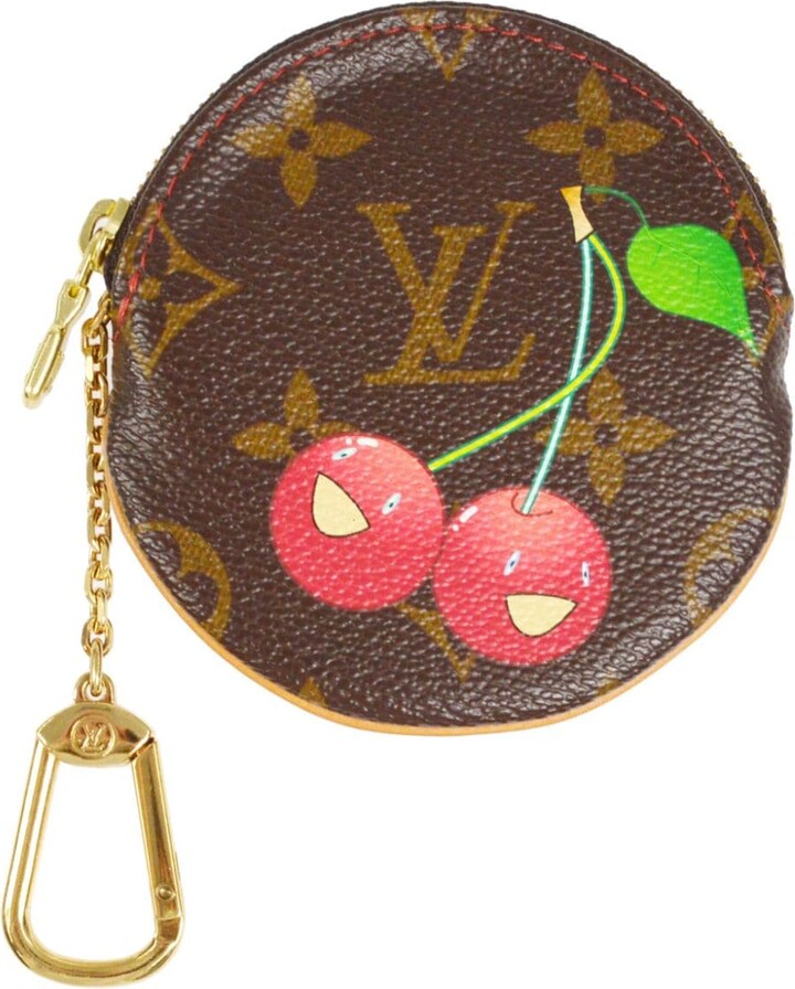 Louis Vuitton x Takashi Murakami 2003 pre-owned Monogram Cherry Blossom  Coin Purse - Farfetch