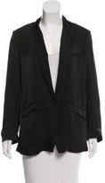 Thumbnail for your product : Giada Forte Satin Structured Blazer w/ Tags