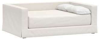 Pottery Barn Teen Jamie Daybed Frame + Daybed Slipcover + Mattress Slipcover, Queen, Ivory Tweed, IDS
