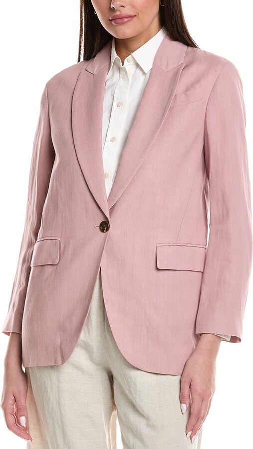 Brunello Cucinelli Linen-Blend Blazer