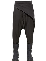 Thumbnail for your product : Rick Owens Swinger Wrap Wool Gauze Trousers