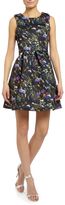 Thumbnail for your product : Glamorous Sleeveless floral print scuba fit and flare dress
