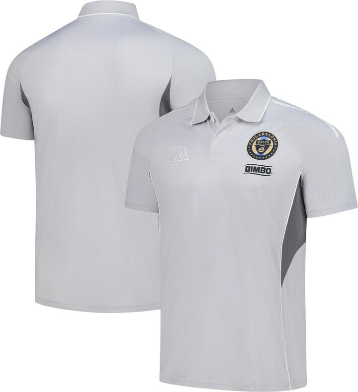 Adidas Men's Silver Philadelphia Union 2025 Training Polo Shirt
