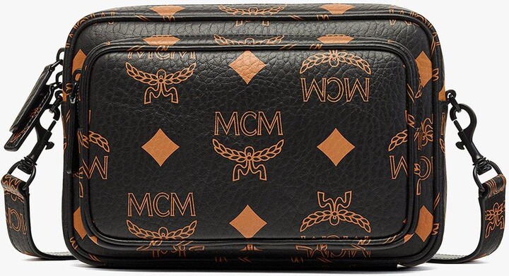 MCM Millie Visetos Crossbody Small (Cognac) Handbags - ShopStyle Shoulder  Bags