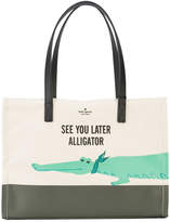 Thumbnail for your product : Kate Spade Swamped Alligator Mega Sam shoulder bag