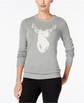 Thumbnail for your product : Charter Club Deer Graphic Sweater, Only at Macy's