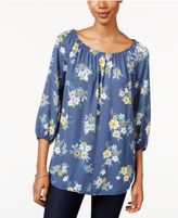 Thumbnail for your product : Style&Co. Style & Co Petite Printed Blouse, Only at Macy's