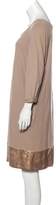 Thumbnail for your product : Marni Long Sleeve Knee-Length Dress