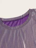 Thumbnail for your product : Shein Short Sleeve Metallic Tee