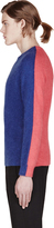 Thumbnail for your product : Marc by Marc Jacobs Blue & Red Colorblocked Sweater