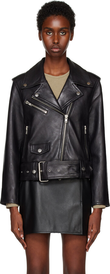 søm Zoom ind Forstærke Women Leather Jacket With Belt | ShopStyle
