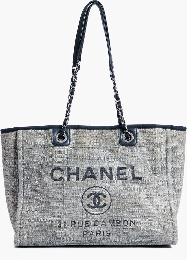 Chanel deauville tote canvas - Gem