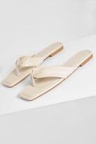 Thumbnail for your product : boohoo Soft Toe Post Flat Sandal