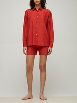 Thumbnail for your product : Laura Urbinati Cotton & Silk Pajama Shirt