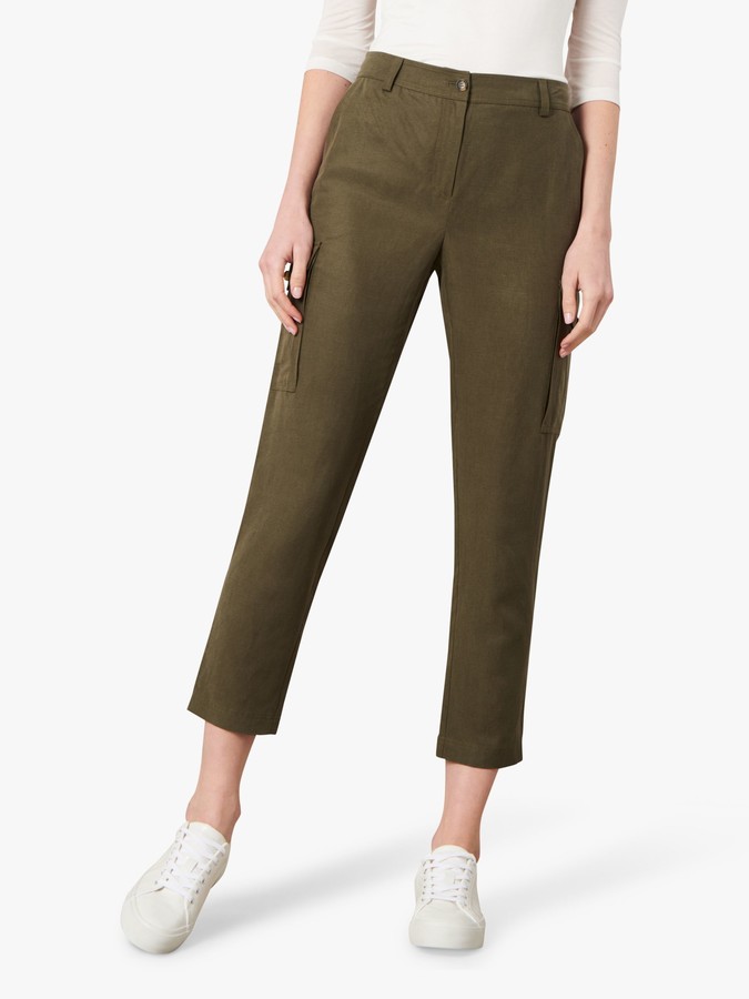 cropped combat trousers