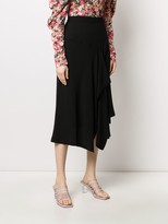 Thumbnail for your product : colville Ruffle Trim Midi Skirt