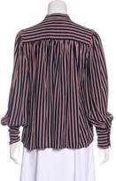 Thumbnail for your product : Frame Striped Button-Up Top