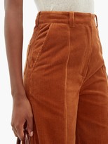 Thumbnail for your product : Dodo Bar Or Ivy Cotton-blend Corduroy Wide-leg Trousers - Brown