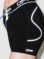 Thumbnail for your product : Off-White Active Logo Tape Cycling Shorts