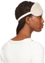 Thumbnail for your product : Yves Salomon Off-White Shearling Eye Mask