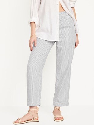 Grey Linen Pants Women