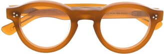 Lesca Gaston round-frame glasses