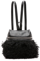 Thumbnail for your product : Kara Long Shearling Small Backpack