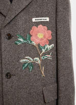 Thumbnail for your product : Gucci Embroidered Flower coat