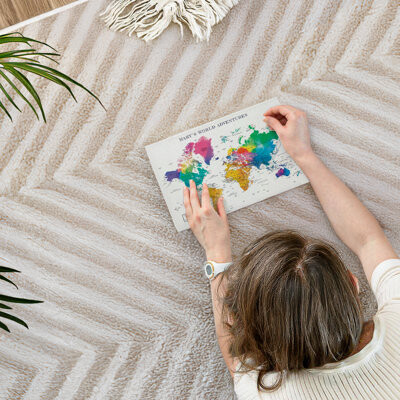 17 Stories Personalized On My List II Push Pin World Milstead