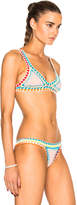 Thumbnail for your product : Kiini Luna Bikini Top in Nude Multi | FWRD