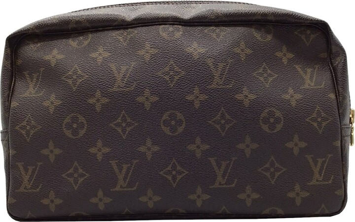Louis Vuitton Trousse De Toilette Brown Canvas Handbag (Pre-Owned)