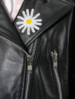Thumbnail for your product : Natasha Zinko daisy embellished biker jacket