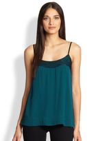 Thumbnail for your product : Joie Elvire Silk Beaded Tank Top