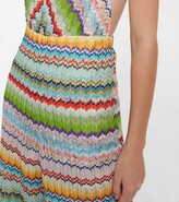 Thumbnail for your product : Missoni Mare Zig-zag knit wide-leg pants